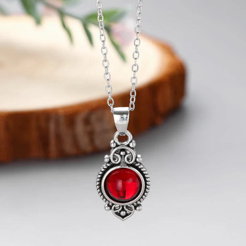 Necklace with Vintage Ethnic Pendant for Women