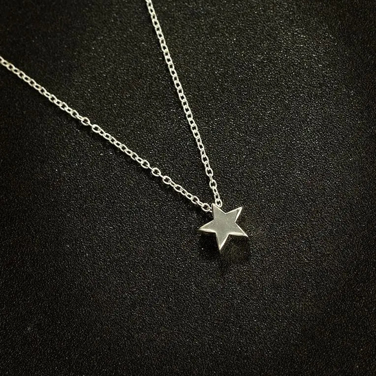 Necklace with Silver Star Pendant
