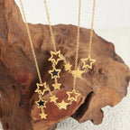 Necklace with Star and Celestial Pendant