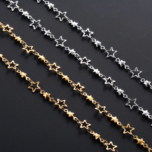 Collier avec Pendentif Etoile Astrologie pour Homme ou Femme or