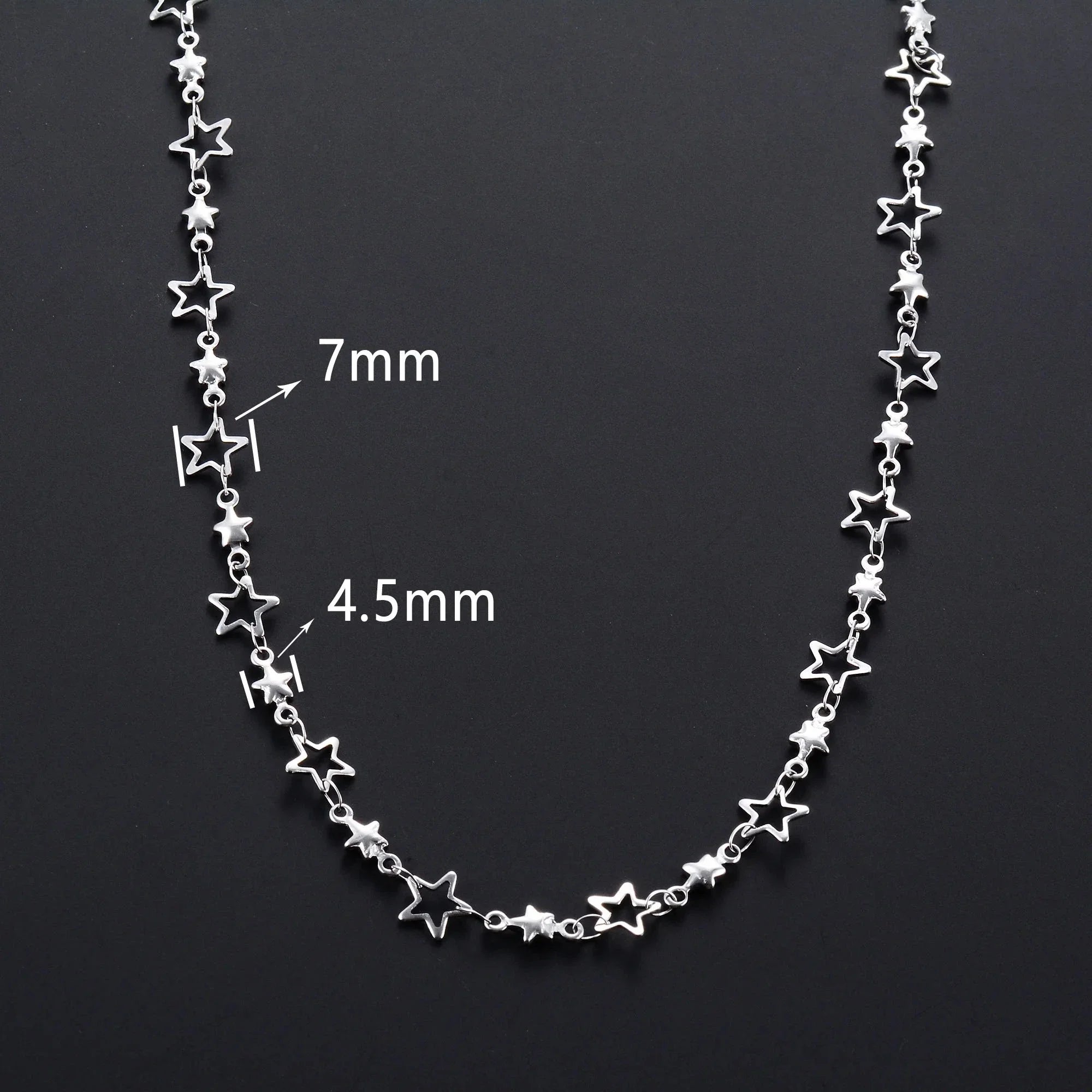 Necklace with Star Astrology Pendant for Men or Women silver
