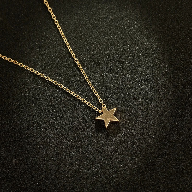 Necklace with Gold Star Pendant