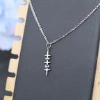Necklace with Star Pendant for Men silver