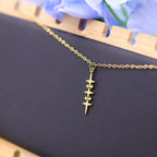 Necklace with Star Pendant for Men gold