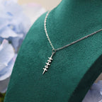 Necklace with Star Pendant for Men silver
