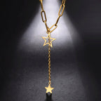 Necklace with Gold Star Pendant