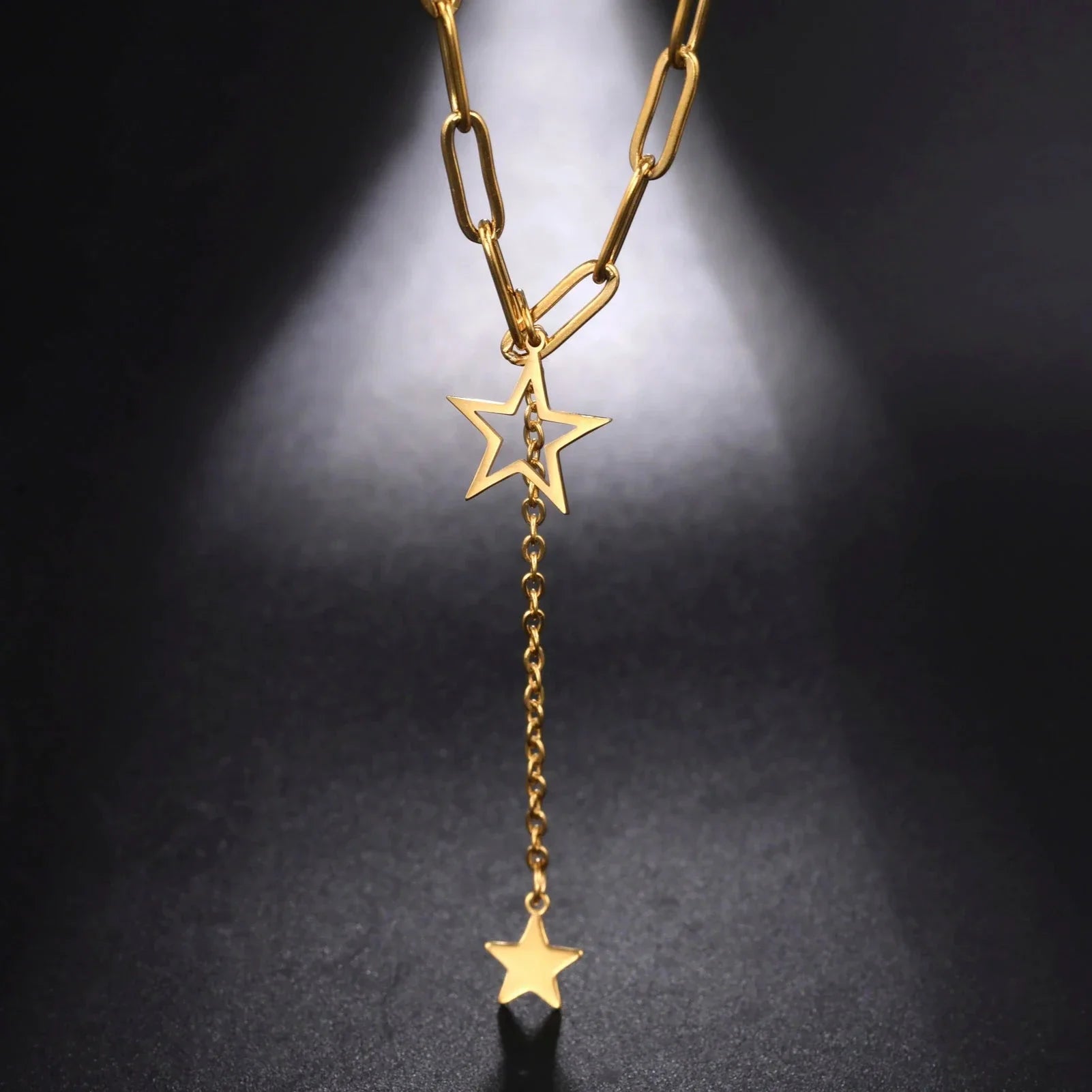 Necklace with Gold Star Pendant