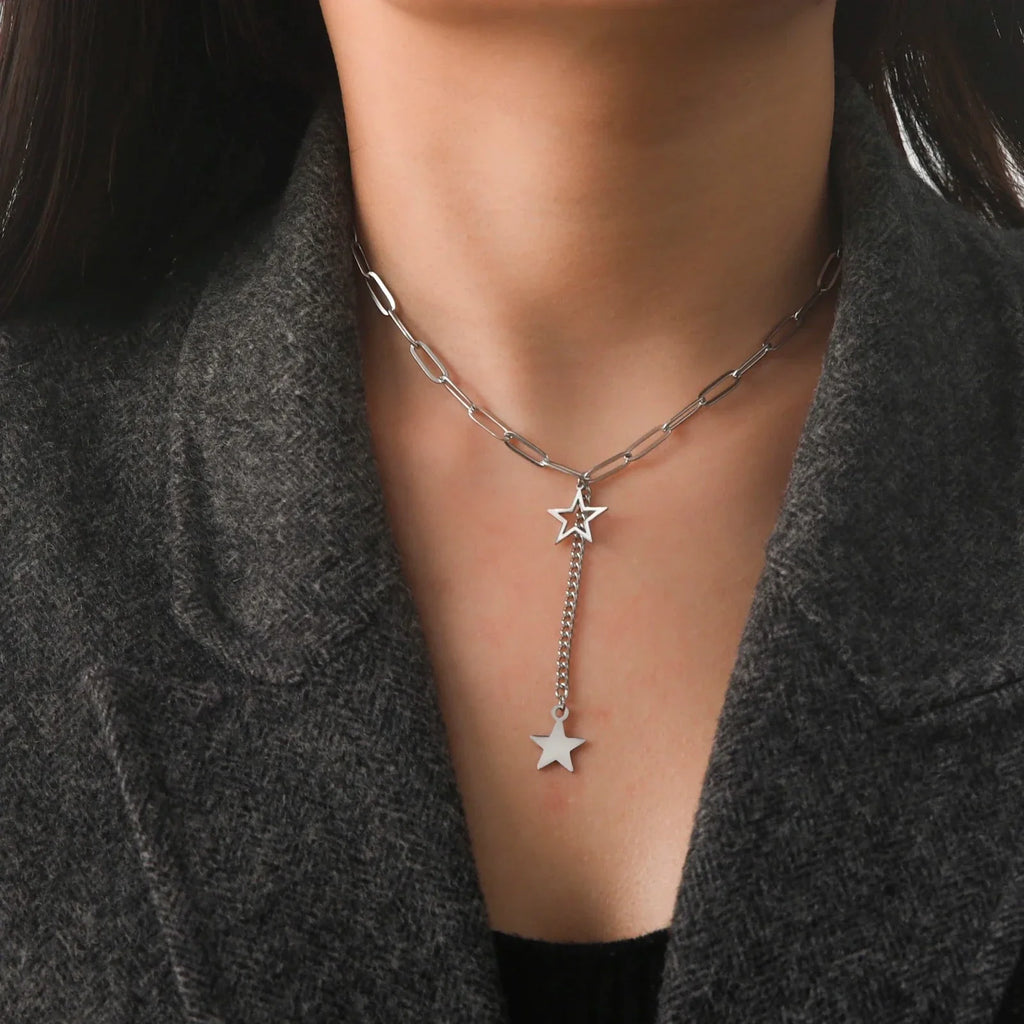 Necklace with Silver Star Pendant