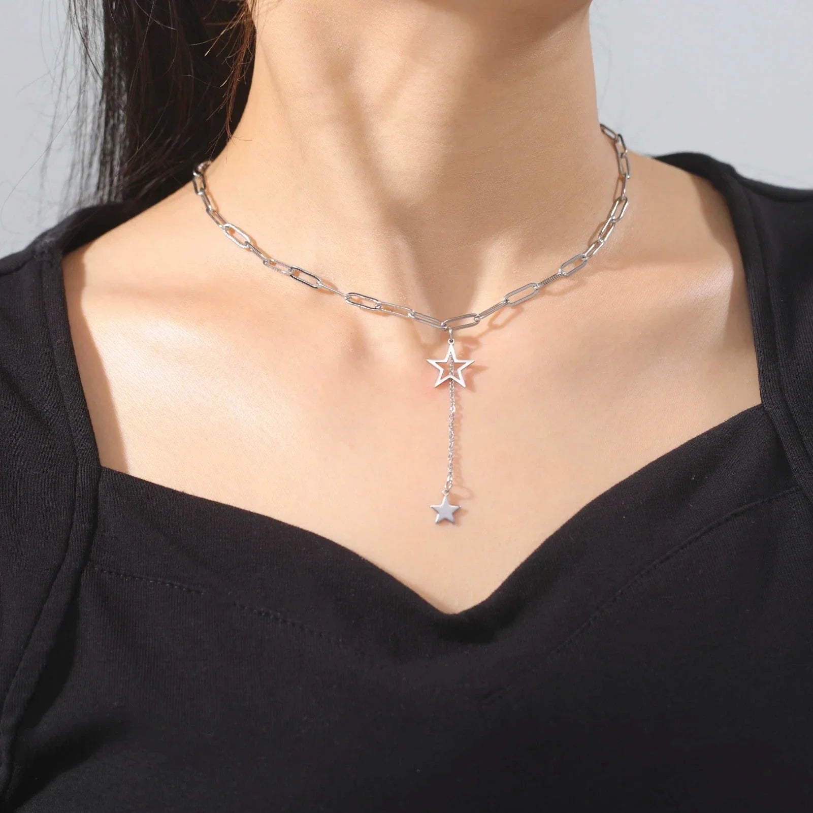 Necklace with Silver Star Pendant