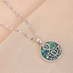 Necklace with Lotus Flower Pendant