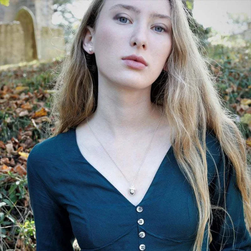 Necklace with Heart Tassel Pendant