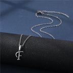 Collier personnalisé avec pendentif initiale f