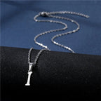Collier personnalisé avec pendentif initiale i