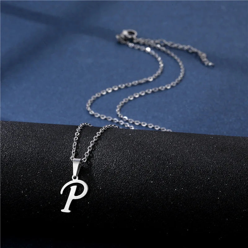 Collier personnalisé avec pendentif initiale p