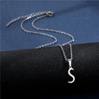 Collier personnalisé avec pendentif initiale s