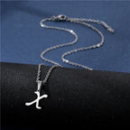 Collier personnalisé avec pendentif initiale x