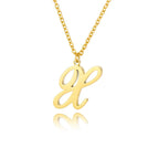 Collier avec pendentif initiale pour femme x