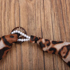 Choker Necklace with Leopard Pendant