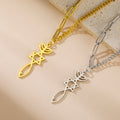 Collier avec pendentif Messianique Menorah et de l'étoile de David or