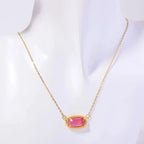 Collier avec Pendentif en Crystal Coloré Signe du Zodiaque