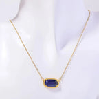 Collier avec Pendentif en Crystal Coloré Signe du Zodiaque