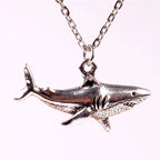 Necklace with Silver Shark Pendant