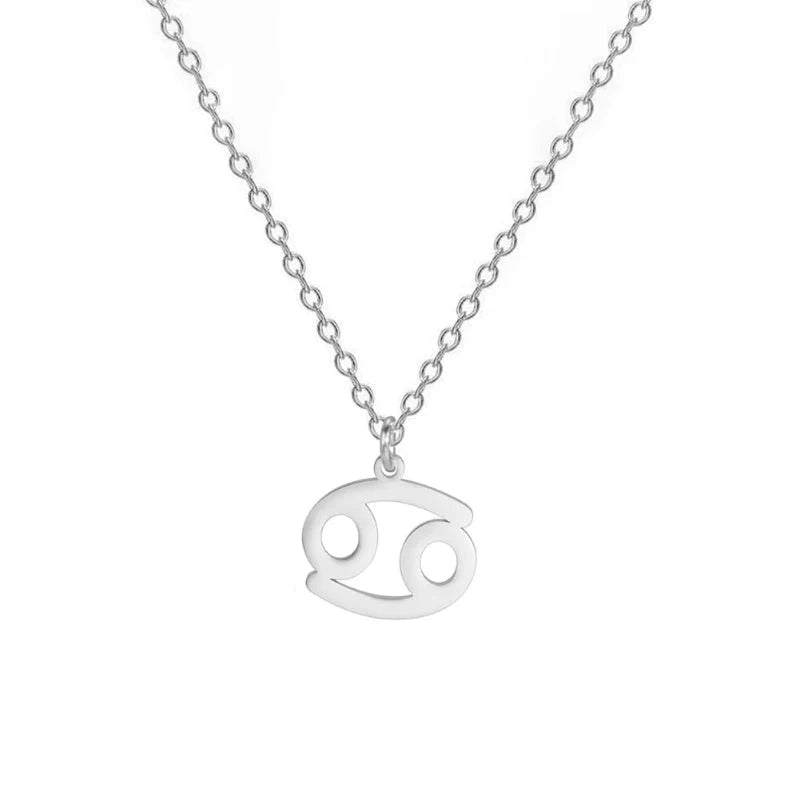 Necklace with Gold Zodiac Sign Pendant