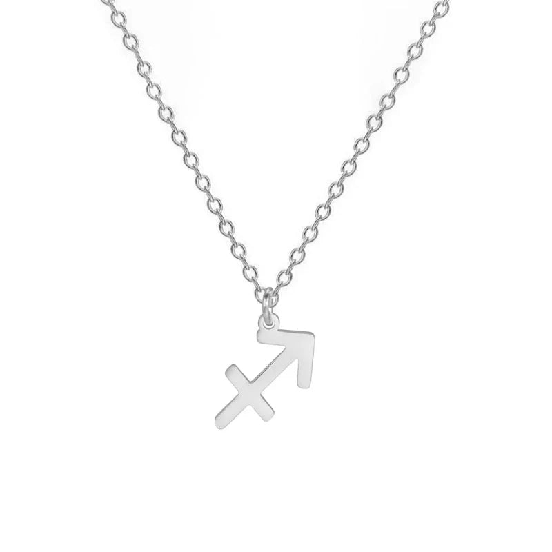 Necklace with Gold Zodiac Sign Pendant
