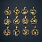 Necklace with Astrological Zodiac Sign Pendant