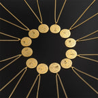 Necklace with Zodiac Sign Astrological Pendant for Men or Women