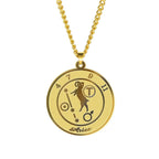 Necklace with Zodiac Sign Astrological Pendant for Men or Women