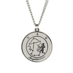 Necklace with Zodiac Sign Astrological Pendant for Men or Women