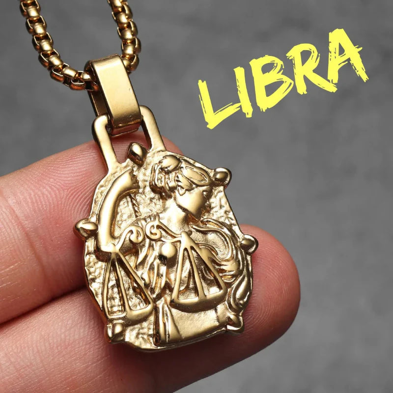 Necklace with Zodiac Sign Pendant