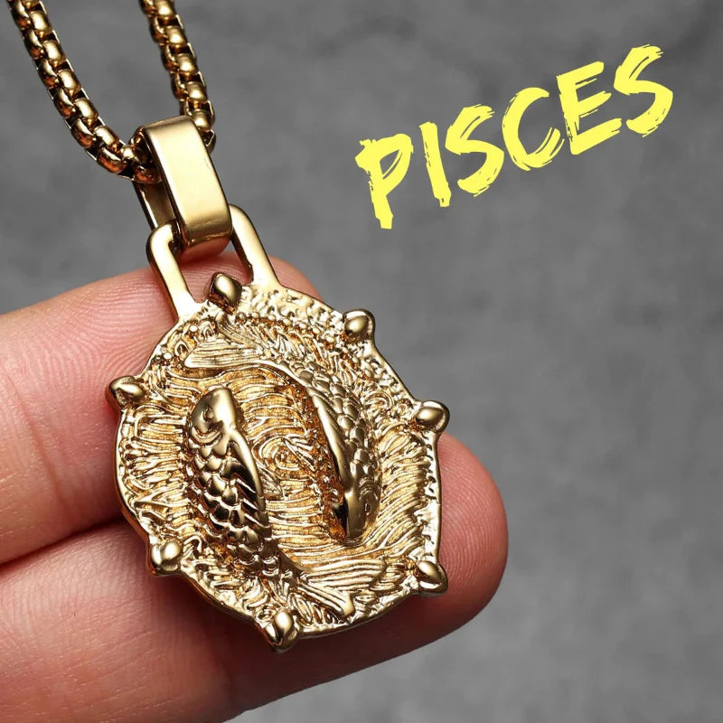 Necklace with Zodiac Sign Pendant