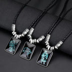 Necklace with Zodiac Sign Pendant for Men