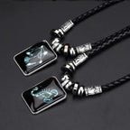 Necklace with Zodiac Sign Pendant for Men