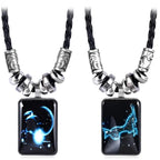 Zodiac Sign Pendant Necklace for Men
