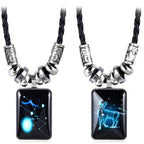 Necklace with Zodiac Sign Pendant for Men