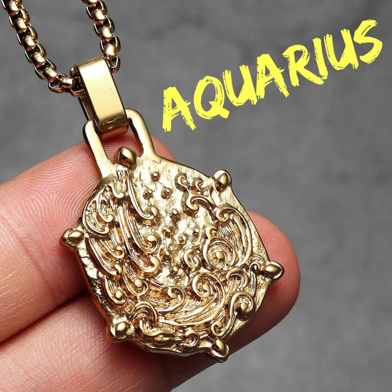 Necklace with Zodiac Sign Pendant