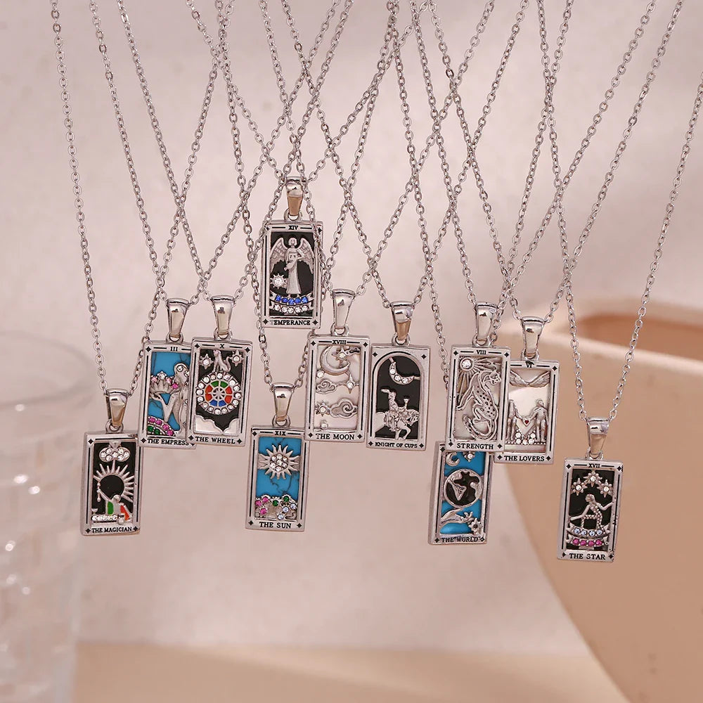 Necklace with Tarot Pendant 