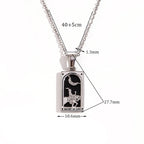 Necklace with Tarot Pendant 