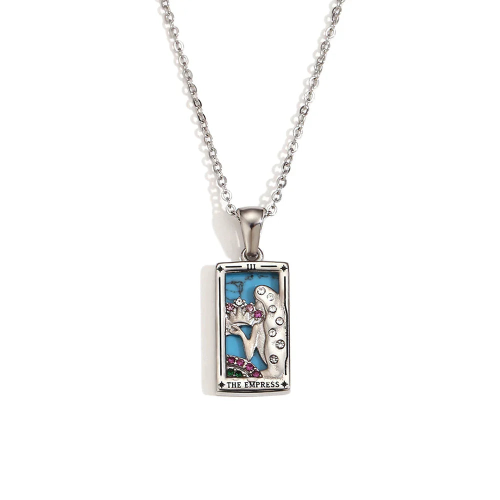 Necklace with Tarot Pendant 