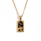 Necklace with Tarot Pendant 