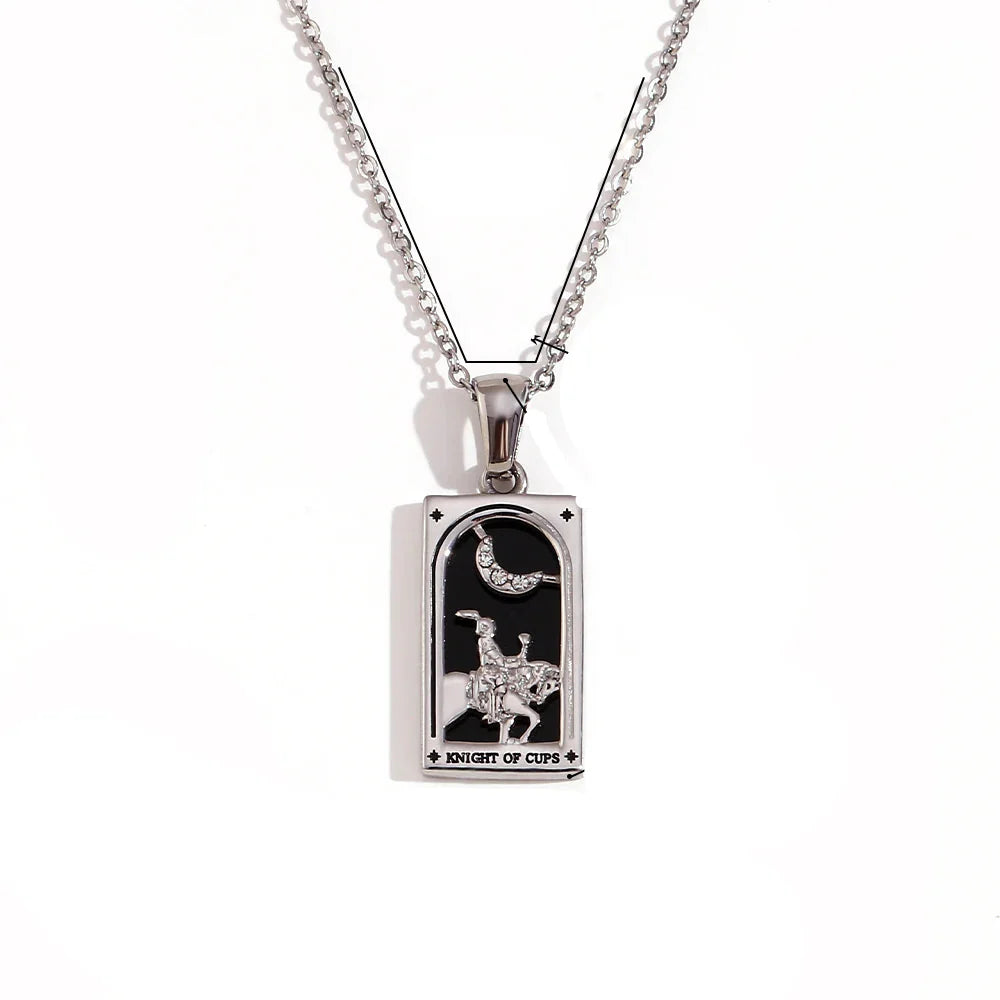 Necklace with Tarot Pendant 
