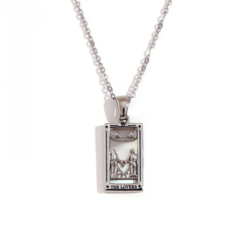 Necklace with Tarot Pendant 