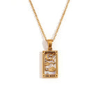 Necklace with Tarot Pendant 