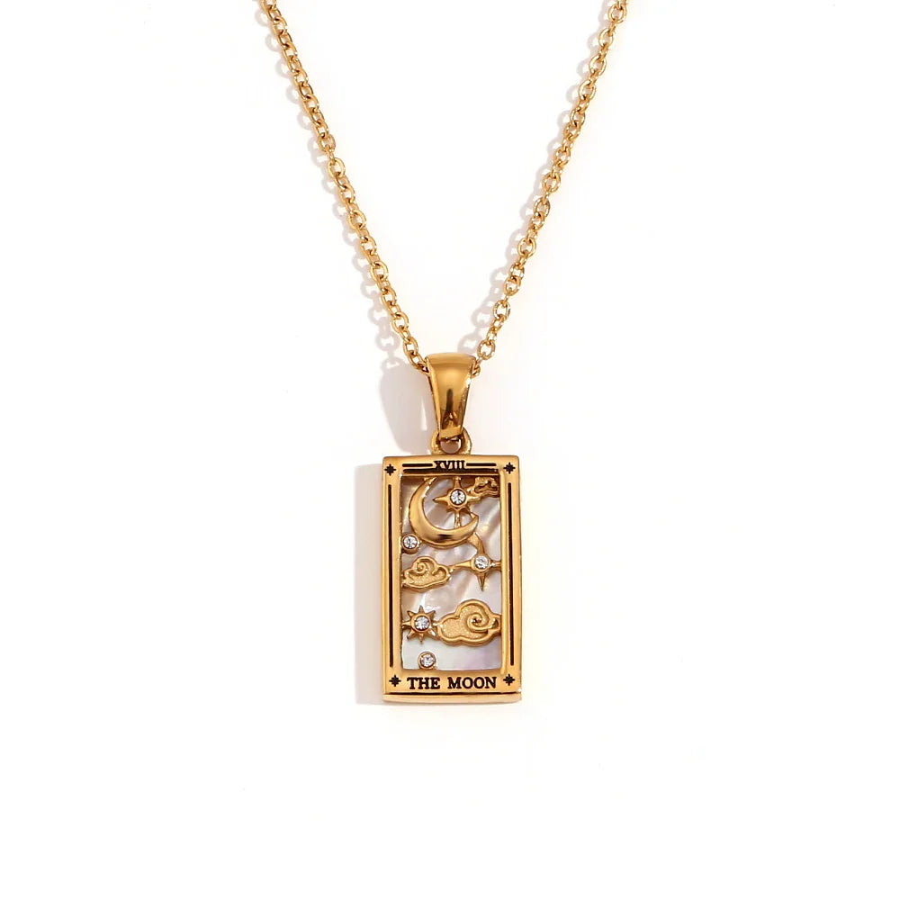 Necklace with Tarot Pendant 