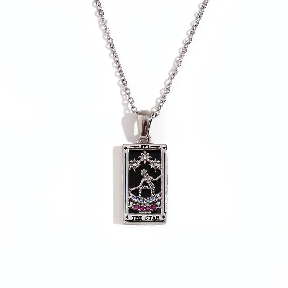Necklace with Tarot Pendant 