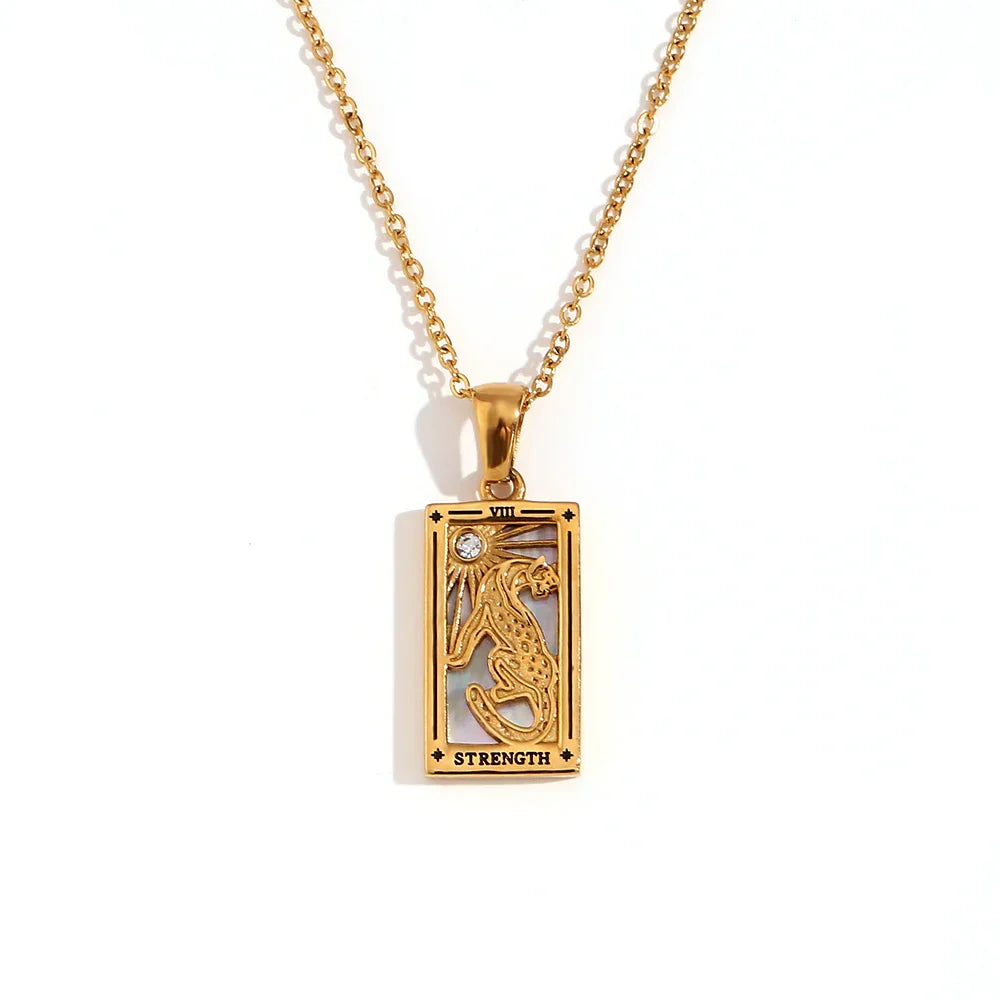 Necklace with Tarot Pendant 