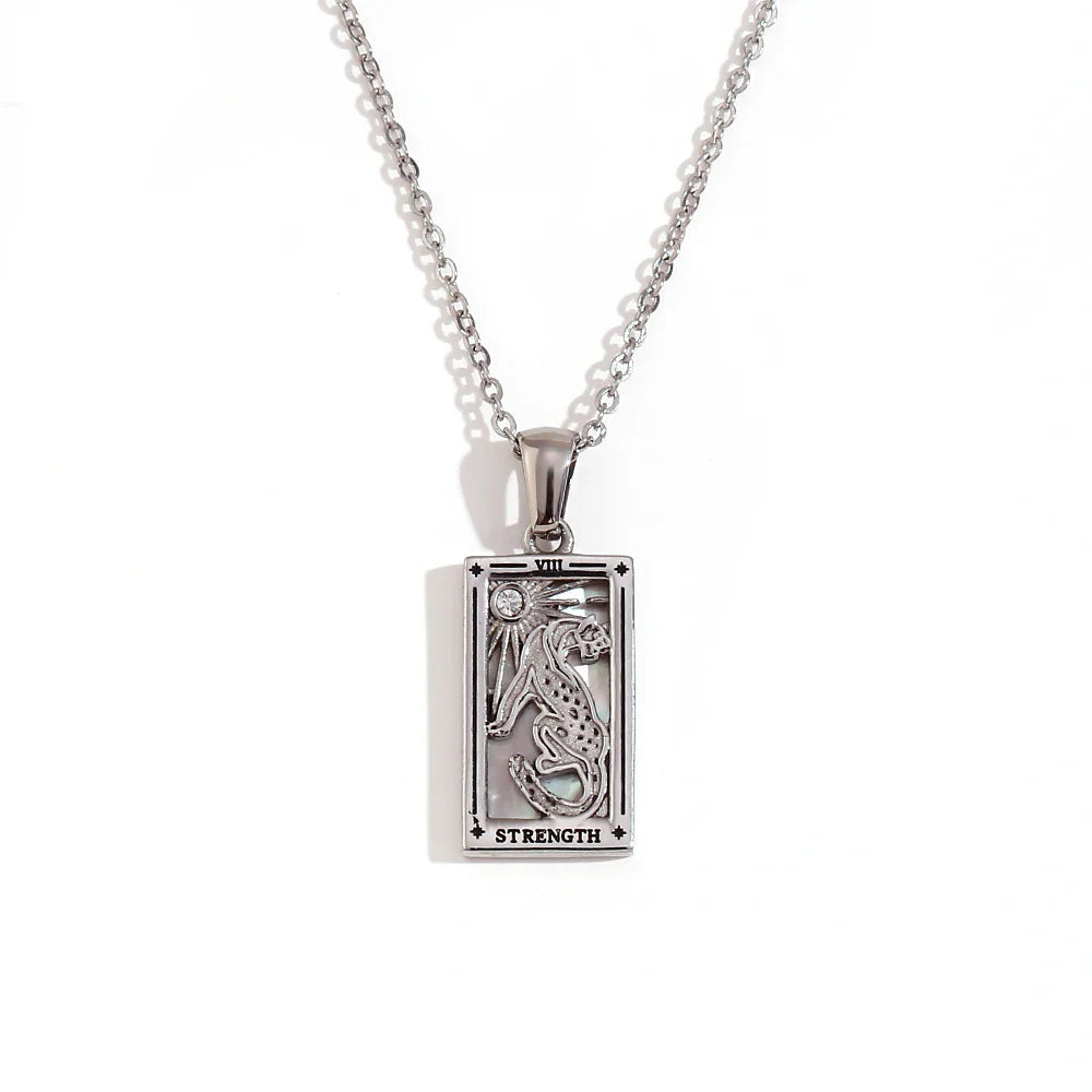Necklace with Tarot Pendant 